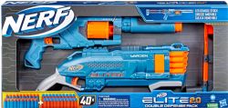 NERF ELITE 2.0 – COFFRET DOUBLE DÉFENSE BLASTERS (SPECTRE WARDEN) (40 FLÉCHETTES INCLUSES)